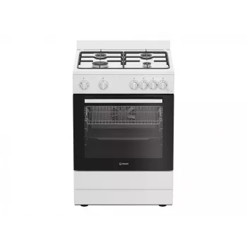INDESIT pliit | I6G5KCW | Pliidi tüüp gaas | Ahju tüüp elektri | Valge | Laius 60 cm | Grillimine | Sügavus 60 cm | 72 L