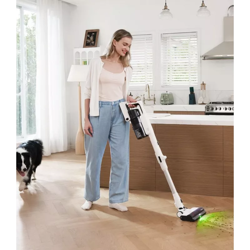 2-in-1 stick vacuum Tineco A50S Plus aku, tolmukotita, 185 W, valge