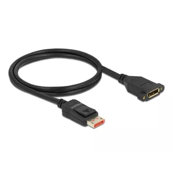 DisplayPorti pikenduskaabel paneelikinnitusega DeLOCK 87095 8K 60 Hz 1 m