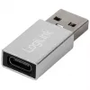 LogiLink AU0056 USB 3.2 Gen 1 adapter USB USB-C emane hõbedane