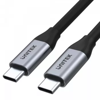 UNITEK C14091ABK USB-kaabel USB 3.2 Gen 2 2 m USB-C must