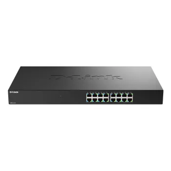 D-Link 16-pordine 2,5G mitme gigabitine haldamata kommutaator, haldamata, L2+, 2.5G Ethernet (100/1000/2500)