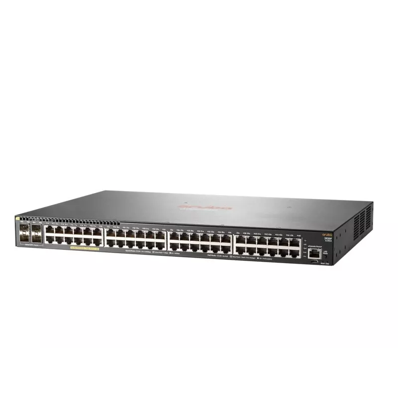 HPE Aruba Networking 2930F 48G PoE+ 4SFP+ Switch