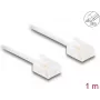 DeLOCK RJ45 Cat.6 UTP üliõhuke võrgukaabel 1 m valge