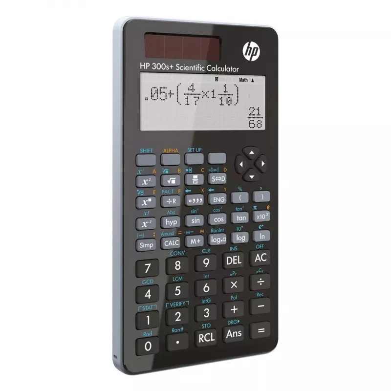 HP scientific kalkulaator HP 300SPLUS/INT BX, 315 funktsiooni, 155x84x20mm, must