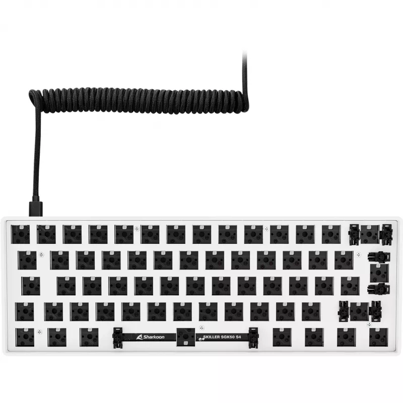 Sharkoon Skiller SGK50 S4 Barebone klaviatuur mängudele USB valge