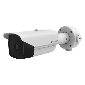 Hikvision DS-2TD2138-7/QY - termovõrgu valvekaamera - Kuul - Värviline - 1280 x 720 (optiline) / 384 x 288 (termiline) - fikseeritud fookuskaugus - Heli - Komposiit - LAN 10
