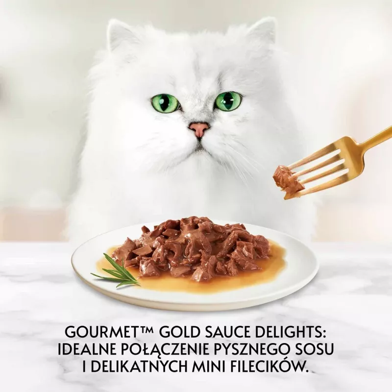 GOURMET Gold Sauce Delight Beef - märg kassitoit - 85 g