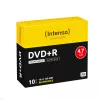 INTENSO DVD+R 4,7 GB 16x prinditav 10 tk Slimcase, 120 mm