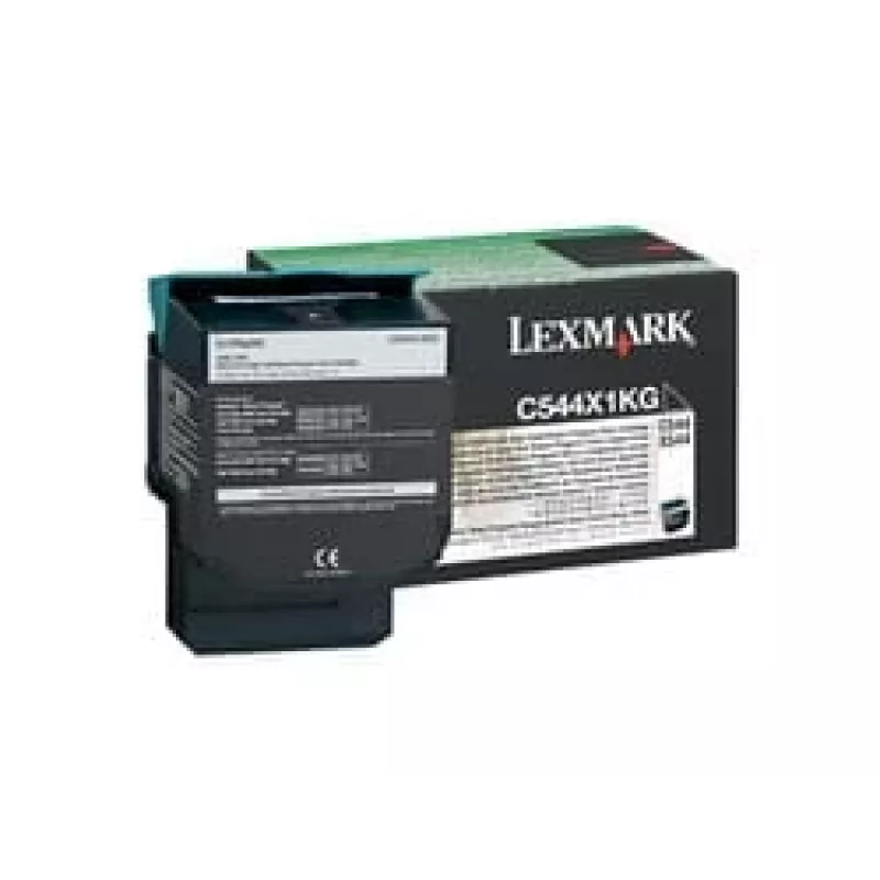 Lexmark C544X1KG – tint must – C544dn, C544dtn, C544dw, C544n, X544dn, X544dn RCS, X544dtn, X544dw, X544n jaoks