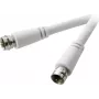 SpeaKa Professional SAT-ühenduskaabel [1x F-pistik - 1x F-pistik] 1,50 m 90 dB Valge (SP-7870000)