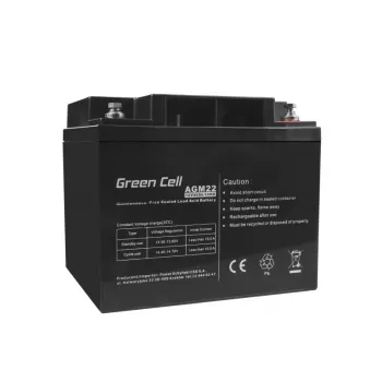 UPS aku roheline Cell AGM22 — Suletud pliiaku 12 V 40 Ah (VRLA), 170×165×197 mm, 12,1 kg