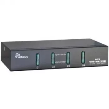 Inter-Tech Argus KVM-AS-41DA - KVM-/Audio-lüliti - 4 x KVM/Audio - lauaarvuti (88887201)