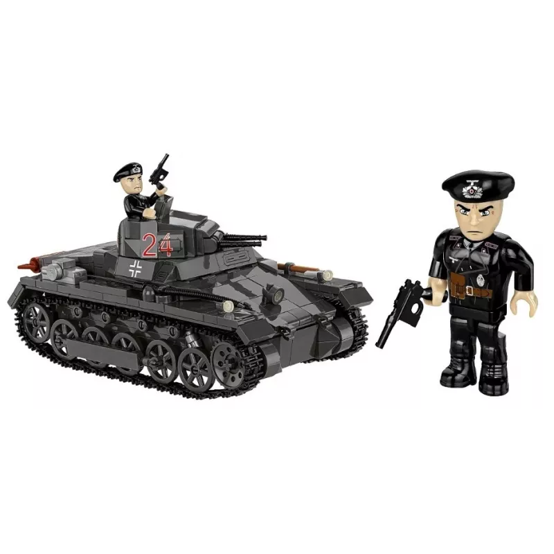 Ehituskomplekt Cobi Panzer I Ausf. B – 654 tk, detailne mudelitanki komplekt