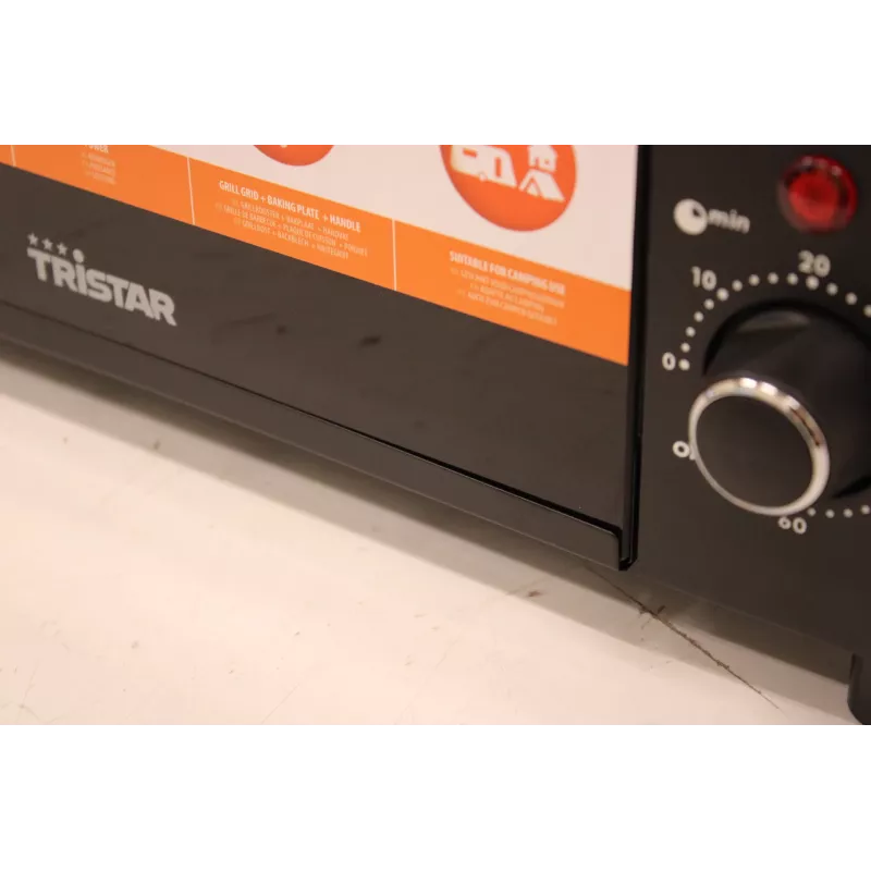 VÄLJAMÜÜK. Tristar OV-3615 miniahi, must | Tristar | Miniahi | OV-3615 | 10 L | 800 W | Must | KAHJUSTATUD PAKEND, EBAÜHTLANE VAHE KLASSI JA UKSETIIBENDI VAHEL