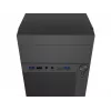 PC korpus NATEC Helix Mini Torn Must — microATX/Mini-ITX, 3x3,5 tolli + 5x2,5 tolli, 33 cm GPU, USB-C/USB-A pordid
