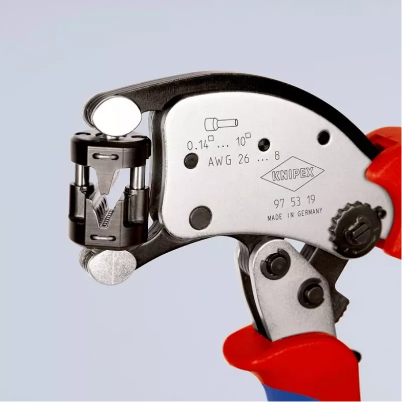 KNIPEX Twistor T isereguleeruvad presskruistangid Traadiotsa hülsside presskruistangid