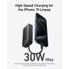 Powerbank 545 NANO 30W 10000mAh sisseehitatud USB-C kaabliga, must