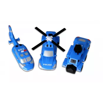 Sõidukikomplekt Popular Playthings Mix or Match Vehicles Police