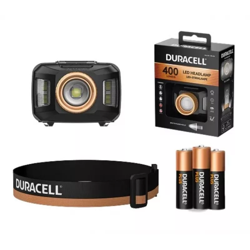 Duracell DH400 pealamp must, oranž