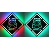LED-neoonsilt MANTA MASNL132RGB Style Neon Lights GAMER ZONE, RGB-valgustusega seinadekoor