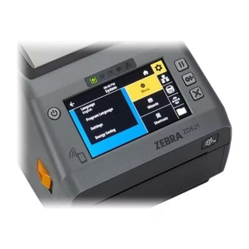 Zebra ZD621 sildiprinter, otse termiline, 203 x 203 DPI, 203 mm/sek, juhtmega ja juhtmevaba, hall