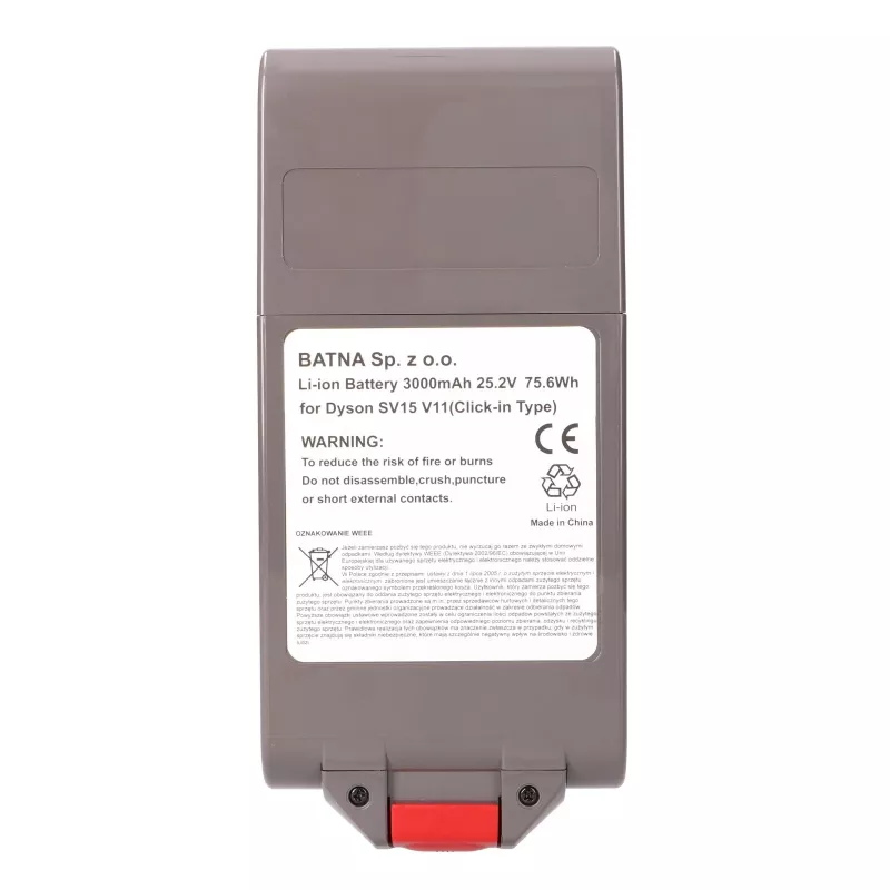 Extralink Dyson V11 asendusaku 25,2 V 3000 mAh
