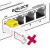 Võrgukaabel DeLOCK 85330 RJ-45 Cat6a 0,5 m valge