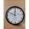 NeXtime kell 2635zw Weatherstation, Ø34 cm, Seinale, Must