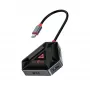 USB-C jaotur SBOX HEXAGON 6-ühes HDMI ja Ethernetiga, USB-C valge