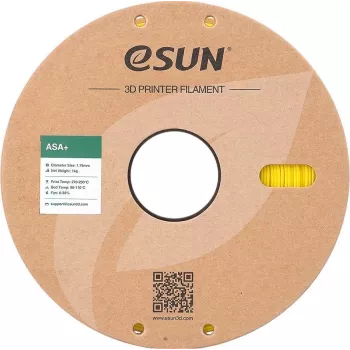 ASA 1,75mm kollane 1kg ESUN 3D FILAMENT with paper roll (ASA)