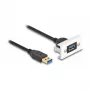 DeLOCK Easy 45 moodul SuperSpeed USB USB 3.2 Gen 1 USB Type-A emane isasele 1m