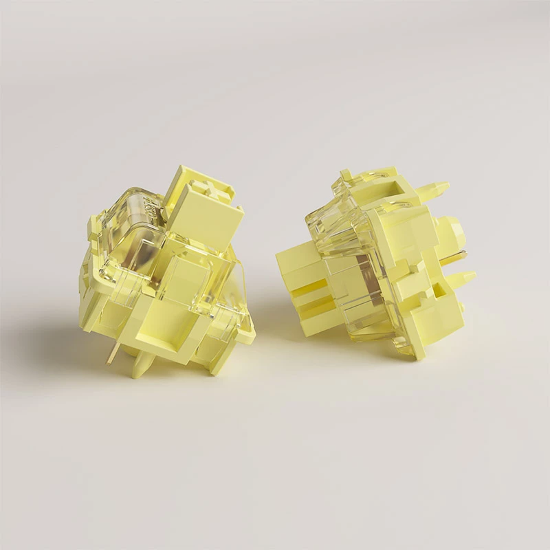 AKKO V3 Pro Cream Yellow mehaanilised lülitid, 5-viiguline, lineaarne, 50 g, 45 tk