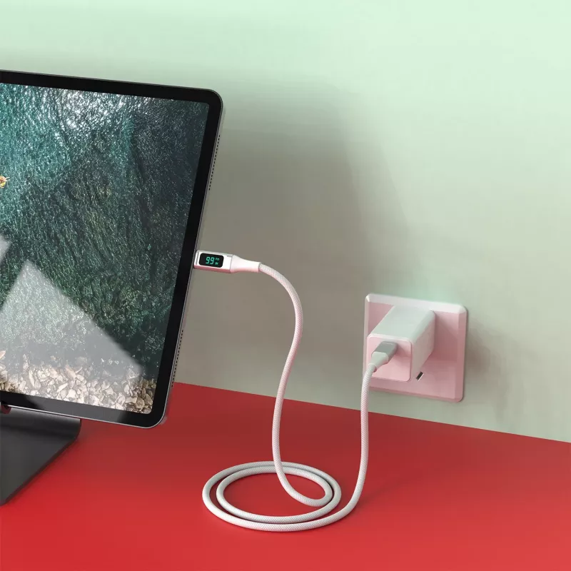4smarts USB-C auf USB-C kaabel DigitCord 100W 1.5m. wei