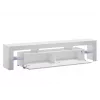 Teleriiul Cama Meble TORO 200 — 2000×350×410 mm, hall pealispind puitlaastplaadist, hall/valge läige