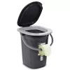 Portable toilet bucket GreenBlue GB320AG — lightweight Tourist model, compact portable waste container