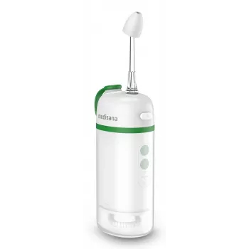 Juhtmeta suuloputusseade Medisana NI 200 — 0,15 L veepaak, 3 programmi, USB‑C, 1400 mAh