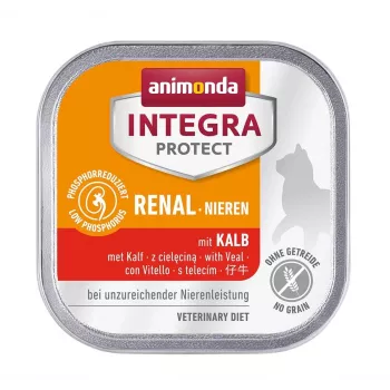 Märg kassitoit animonda Integra Protect Vasikalihaga 100 g — täiskasvanud kassidele, teravilja- ja sojavaba, toidutalumatuse korral