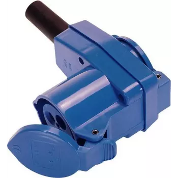 Nurga-CEE-pistikupesa 250V 16A integreeritud Schuko pistikupesaga AS Schwabe 60474