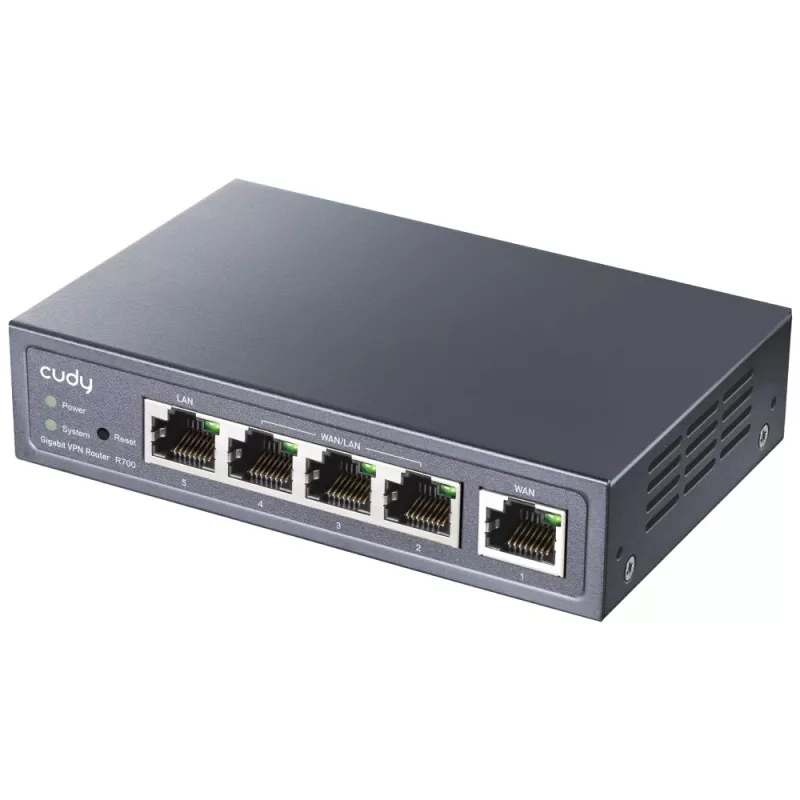 Cudy Gigabit Multi-WAN VPN ruuter, juhtmega ruuter, Fast Ethernet, Gigabit Ethernet, hall