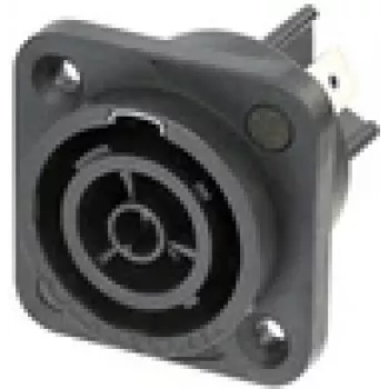 Neutrik NAC3FPX-TOP - Must - polüamiid - Roostevaba teras - Vask - vasesulam - IP65 - 2,5 mm² (NAC3FPX-TOP)