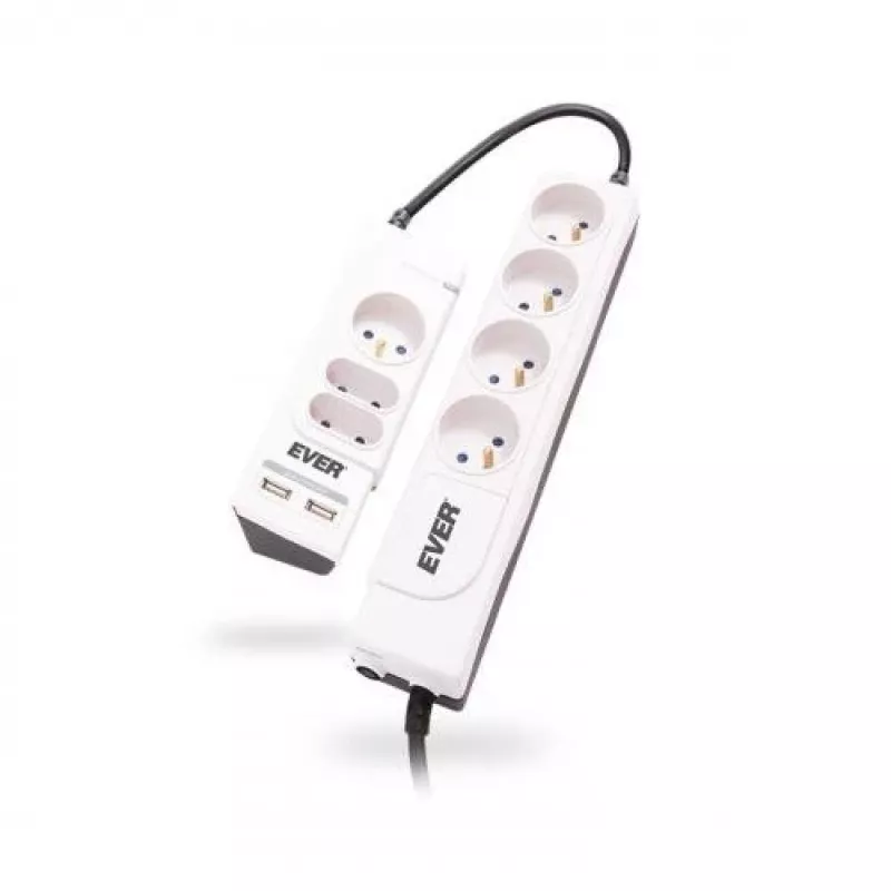OFFICE PLUS 7 PISTIKUPESA 250 V valge (T/LZ06-OFP018/0000) - Ever