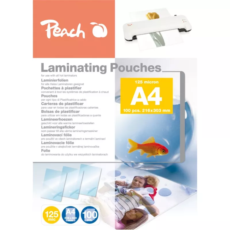 Peach PP525-02 lamineerimistasku 100 tk