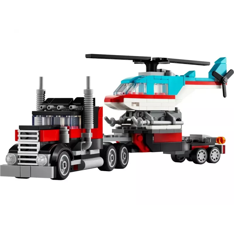 LEGO Creator 2-in-1 lameveoauto koos helikopteriga komplekt 31146, ümberehitatav mudel lastele