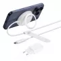 Juhtmeta nutitelefoni laadija Belkin WIA014kqWH — siseruumides kasutatav USB-toide, valge