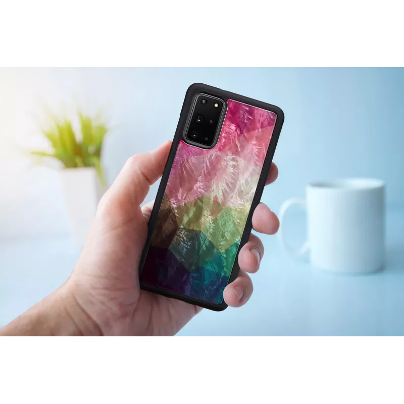 Telefonikaitse iKins Samsung Galaxy S20+ jaoks — vesilille kujundus, must