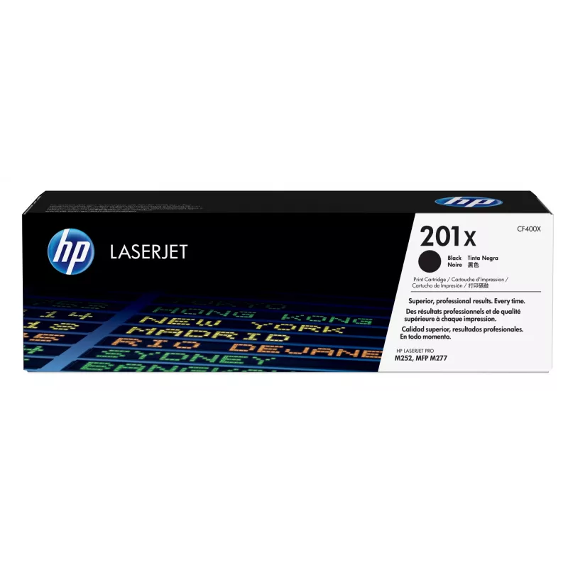 HP 201X High Yield musta originaal LaserJet toonerikassett, 2800 lehekülge, must, 1 tk