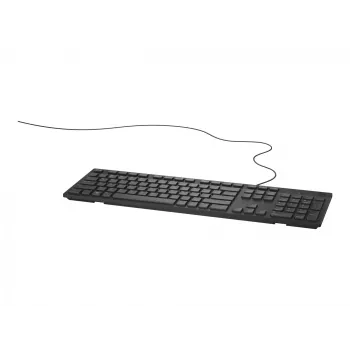 Juhtmega täissuuruses klaviatuur Dell KB216 — QWERTY Põhjamaade paigutusega, must, USB