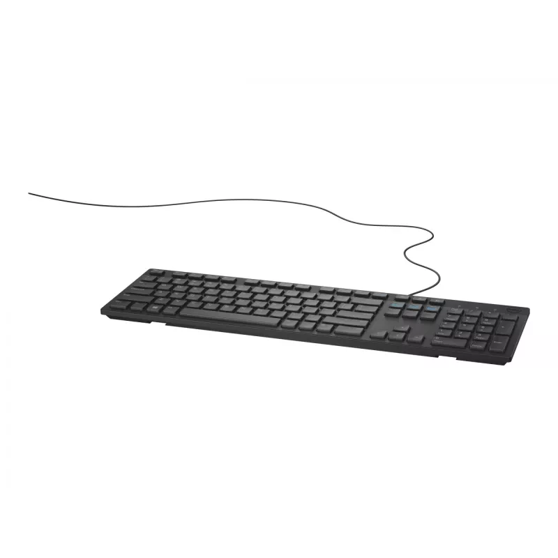 Juhtmega täissuuruses klaviatuur Dell KB216 — QWERTY Põhjamaade paigutusega, must, USB