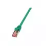Logilink PrimeLine - Patch-kaabel - RJ-45 (M) - RJ-45 (M) - 7,5 m - SFTP, PiMF - CAT 6 - Halogeenivaba - Roheline (CQ2085S)